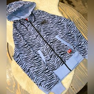 Nike Bo Knows Zebra Print Full Zip Hoodie